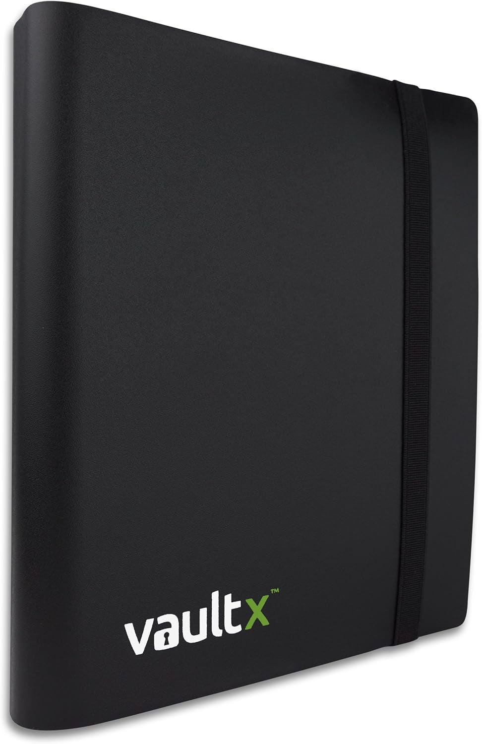 Binder - 4 Pocket Trading Card Album Folder - 160 Side Loading Pocket Binder for TCG (Black)