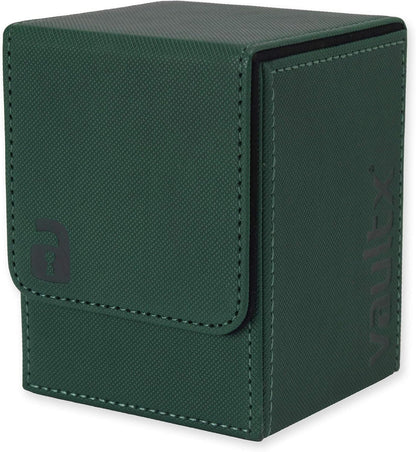 Premium Exo-Tec Trading Card Deck Box - Large Size for 80+ Sleeved Cards - PVC Free Card Holder for TCG (Green)