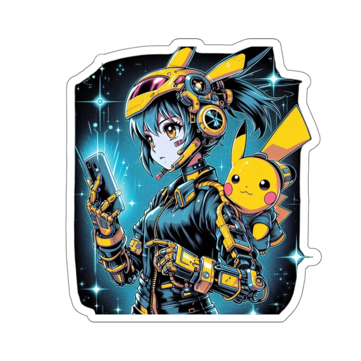 Blockchain Pika Sticker