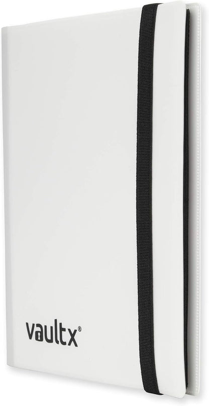 Binder - 4 Pocket Trading Card Album Folder - 160 Side Loading Pocket Binder for TCG (White)