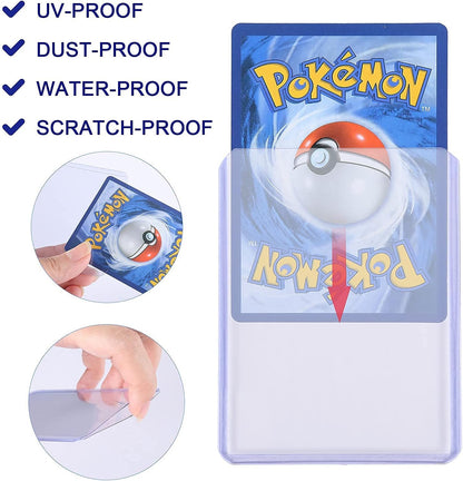 Premium Top Loaders Pokémon Trading Card Sleeves - 30 Count Trading Card Protectors for Maximum Durability and Protection