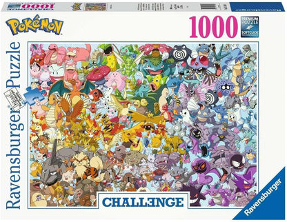 Pokémon 1000 Piece Challenge Jigsaw Puzzle for Adults and Kids Age 12 Years Up